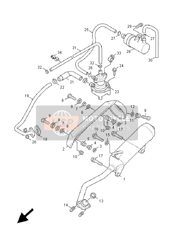 5MLE48031000, Air Induction Syst, Yamaha, 0